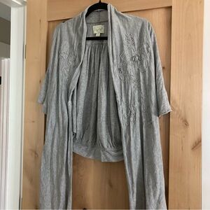 Anthropologie Wrap Top by Deletta